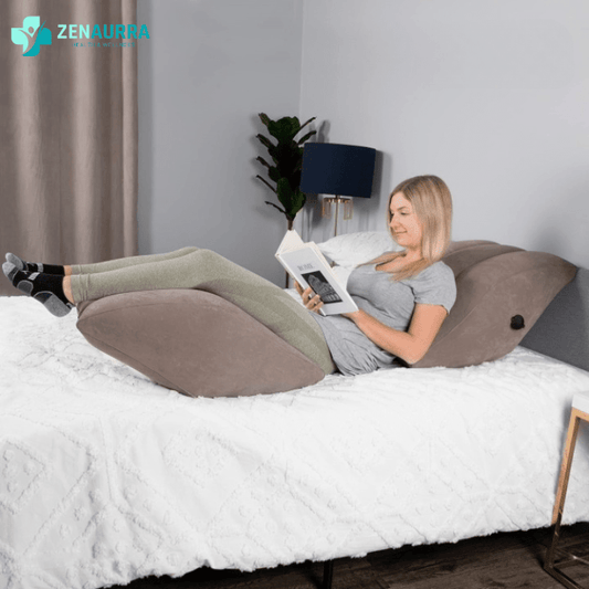 ZenAurra™ Inflatable Leg Elevation Pillow - ZenAurra